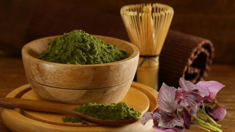 Cách làm bột tía tô rất đơn giản