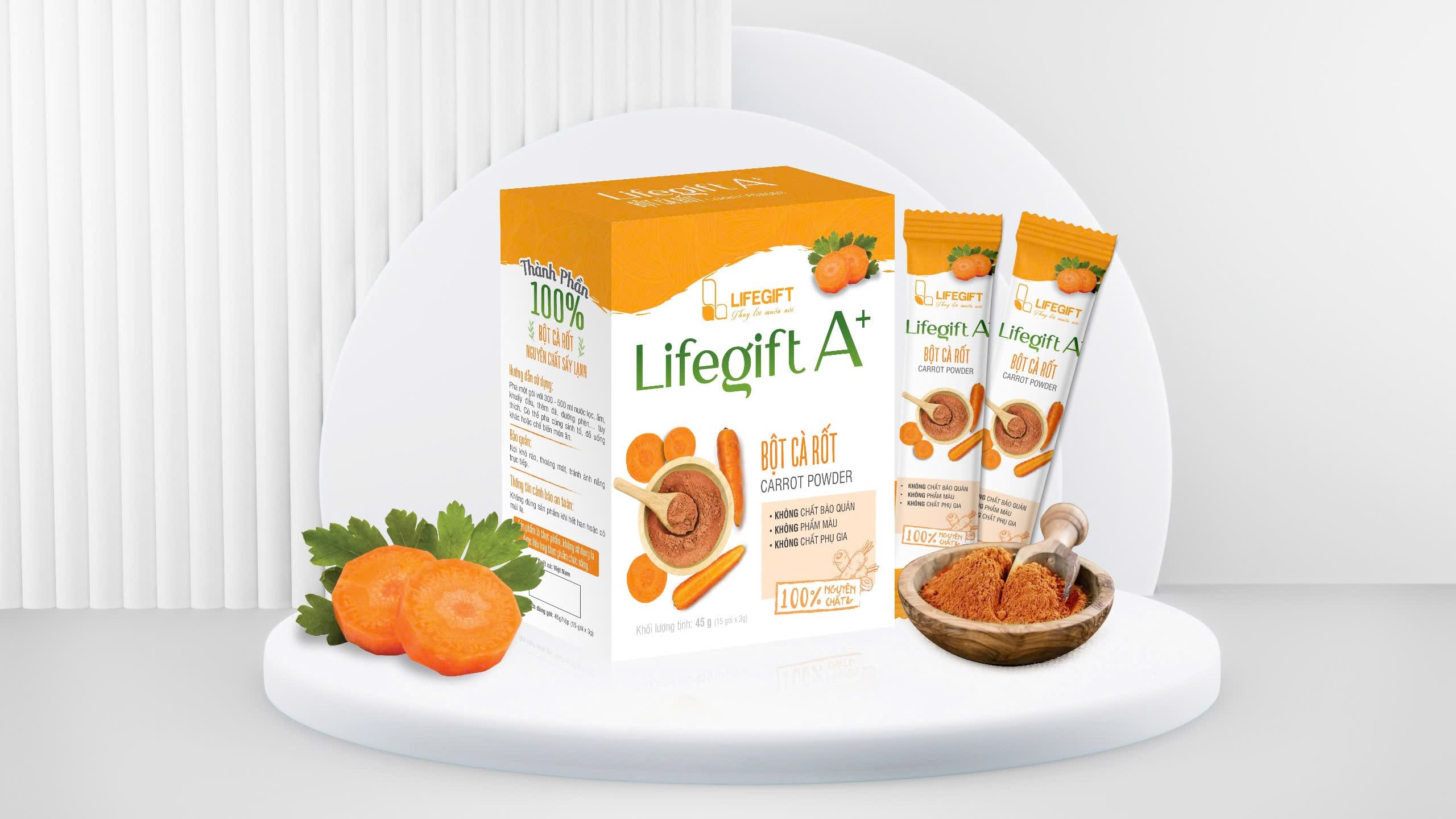 LIFEGIFT A+ BỘT CÀ RỐT